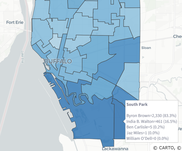 Buffalo Mayoral Election Dashboard